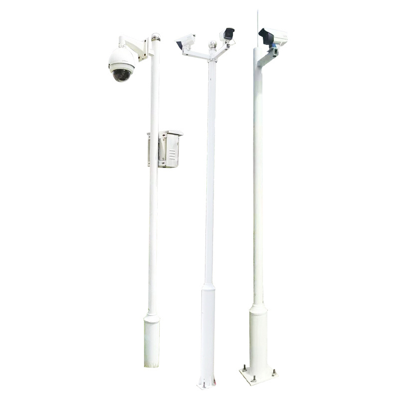 Trafiksäkerhetsstöd Traffic Street CCTV Monitor stolpar