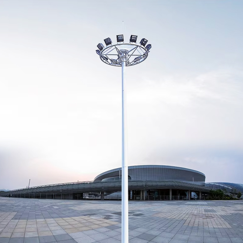 Anpassningsbara Dodecagon tjugosidiga högmaststolpar för Highway Stadium