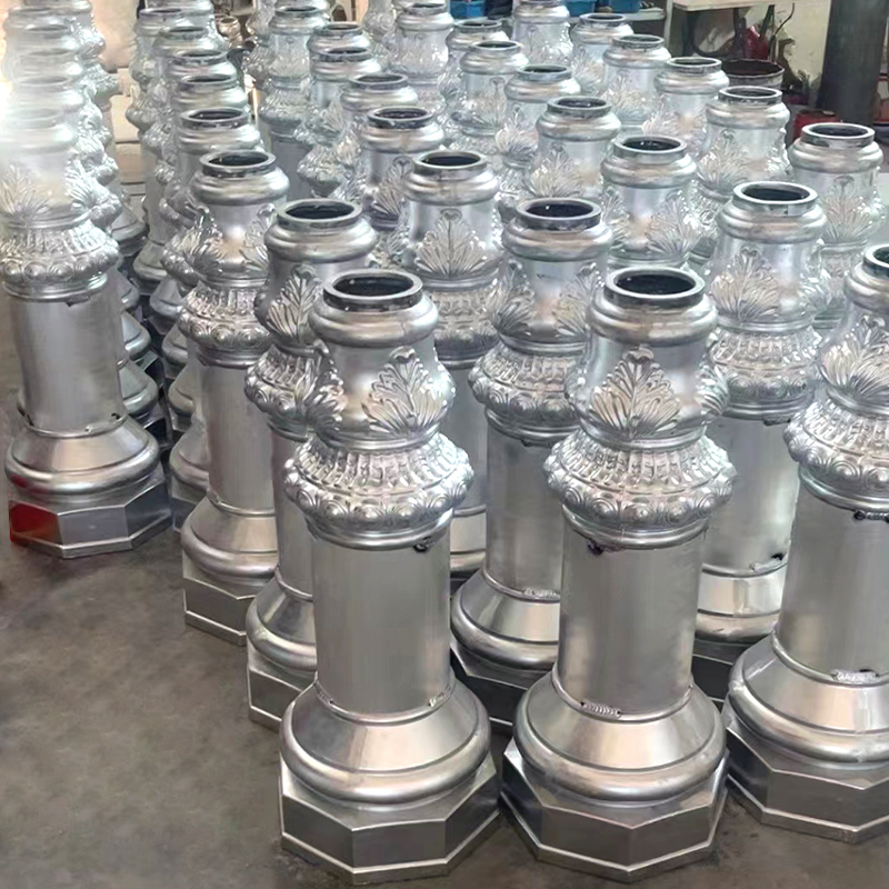 DDK-1401 Dekorativ baskåpa i aluminium för ljusstolpar utomhusarmaturer
