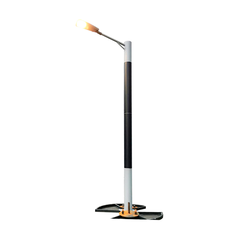 DDK-SSPL-2000 Cylinder Solar Pole Enkel/Dubbelarmar Och Street LED-lampor